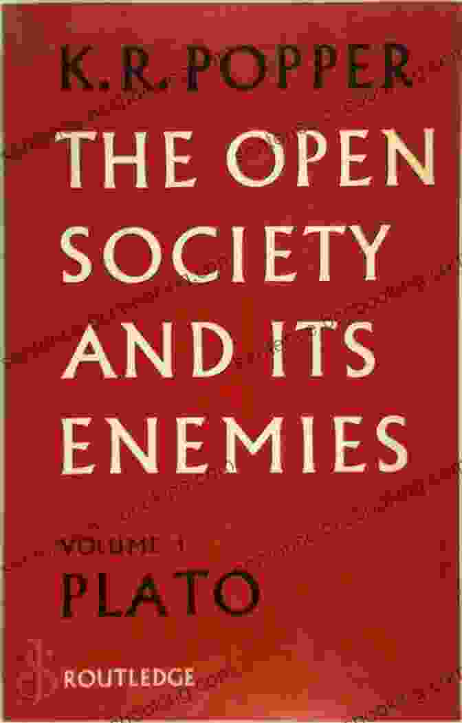 A Book Cover Of 'The Open Society And Its Enemies', Featuring A Vibrant Orange And Blue Design. SUMMARY OF THE OPEN SOCIETY AND ITS ENEMIES BY KARL POPPER