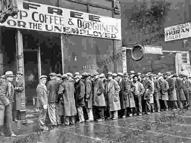 A Breadline During The Great Depression, Illustrating The Widespread Economic Hardship And Unemployment. Once In Golconda: A True Drama Of Wall Street 1920 1938