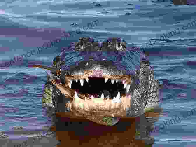 A Close Up Of An Alligator's Head, Showcasing Its Intricate Camouflage Patterns Alligators And Crocodiles Can T Chew : And Other Amazing Facts (Ready To Read Level 2) (Super Facts For Super Kids)