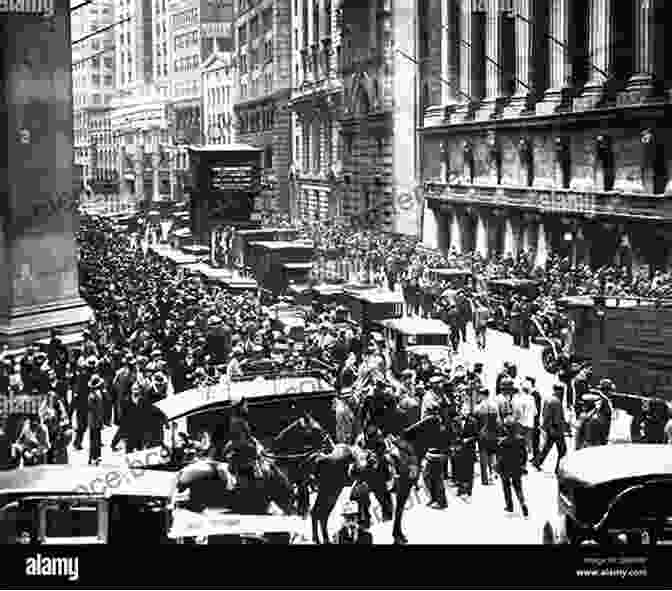 A Crowded And Anxious Trading Floor On Wall Street During The 1929 Stock Market Crash. Once In Golconda: A True Drama Of Wall Street 1920 1938