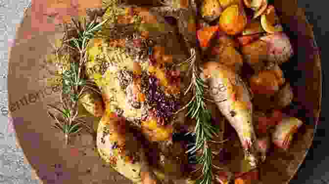 A Golden Brown Roasted Chicken Surrounded By A Medley Of Aromatic Herbs And Vegetables Magnolia Table: A Collection Of Recipes For Gathering