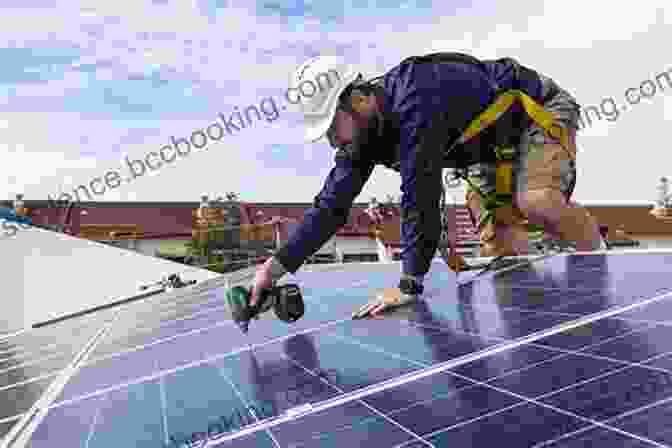 A Man Installing Solar Panels On A Roof The Ultimate How To Live Off The Grid: Off Grid Living To Learn How To Go Off The Grid Surviving Off Grid And To Know Off The Grid Living Equipment You Need Living Off The Land Survival