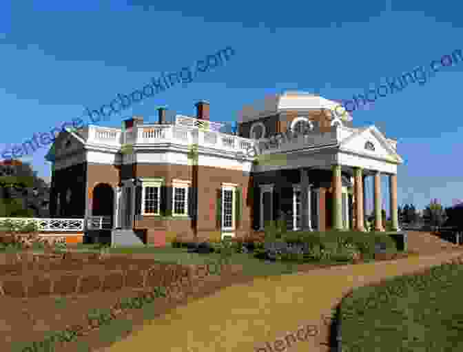A Photo Of Monticello, Thomas Jefferson's Plantation Home In Virginia. The Writings Of Thomas Jefferson (Illustrated)
