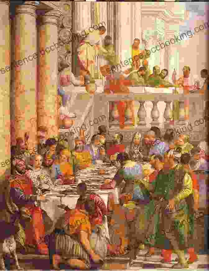 A Renaissance Feast, With Guests Seated At A Long Table And Enjoying A Variety Of Elaborate Dishes. Delizia : The Epic History Of The Italians And Their Food