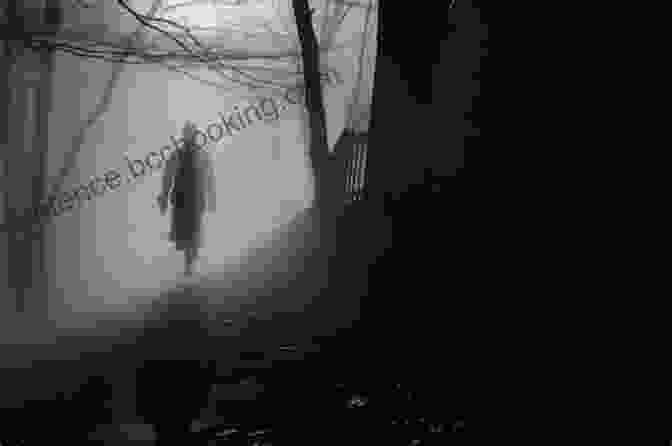 A Shadowy Figure Lurking In The Distance, Evoking The Ominous Atmosphere That Permeates The Novel Bone Rattle: A Riveting Novel Of Suspense (An Arliss Cutter Novel 3)