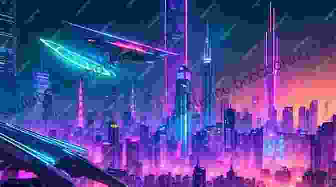 A Sprawling Metropolis Illuminated By Neon Lights, Towering Skyscrapers, And Flying Vehicles. Quantum Escape: A Near Future CyberPunk Thriller (Entangled Fates 3)