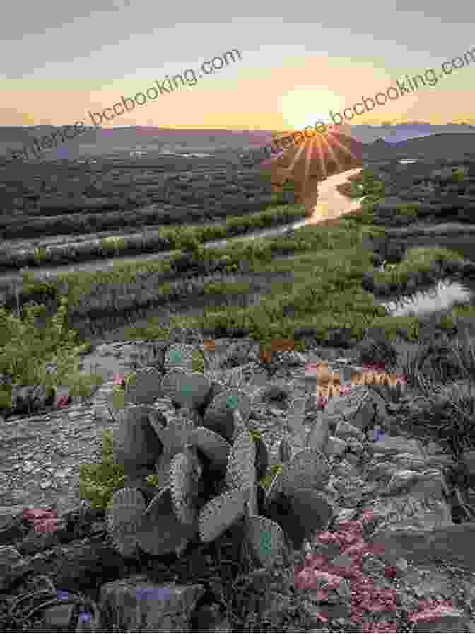 A Stunning Sunset Over The Rio Grande The Tecate Journals: Seventy Days On The Rio Grande