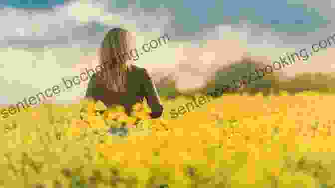 A Woman Sitting Alone In A Field, Contemplating Her Journey Of Self Discovery. A Year By The Sea: Thoughts Of An Unfinished Woman