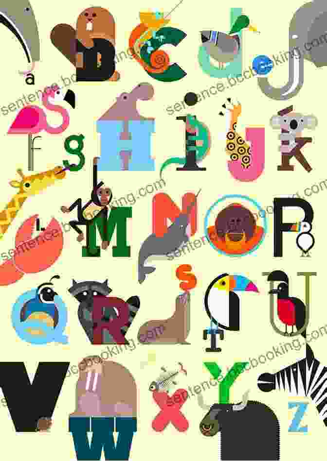 Alphabet With Animals From A To Z Book Cover Featuring A Colorful Illustration Of A Zebra And An Antelope Alphabet With Animals: From A To Z