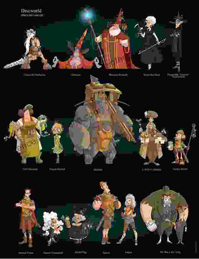 Artwork Of Discworld Characters Terry Pratchett S Discworld Imaginarium Paul Kidby