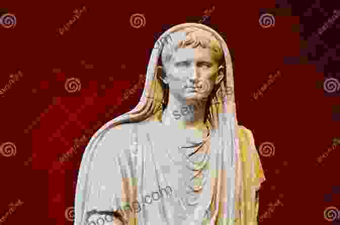 Augustus Caesar, Adorned In Imperial Robes, His Countenance Radiating Authority And Wisdom. Famous Men Of Rome John H Haaren