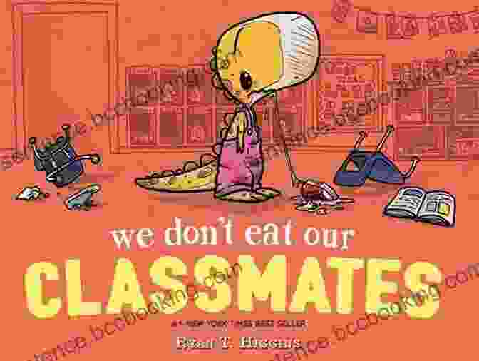 Book Cover Of We Don't Eat Our Classmates, Penelope, Featuring A Cheerful Cartoon Princess Wearing A Tiara And Surrounded By Diverse Classmates We Don T Eat Our Classmates (Penelope 1)