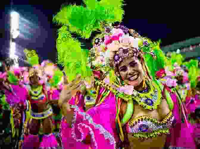 Carnival Dancers In Colorful Costumes Dancing In The Streets Of Rio De Janeiro Ola Brazil (Countries Of The World)
