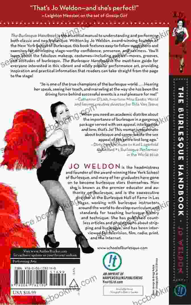 Cover Of The Burlesque Handbook By Jo Weldon The Burlesque Handbook Jo Weldon