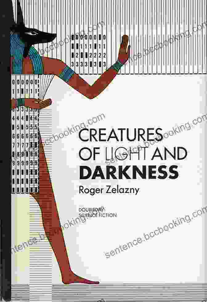 Creatures Of Light And Darkness Book Cover Featuring Ethereal Creatures Amidst A Mystical Landscape. Creatures Of Light And Darkness