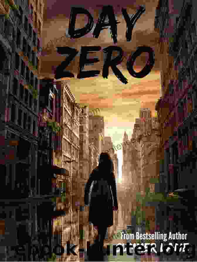 Day Zero Book Cover, A Man Standing In Front Of A Wall Of Fire. Day Zero: A Jericho Quinn Thriller