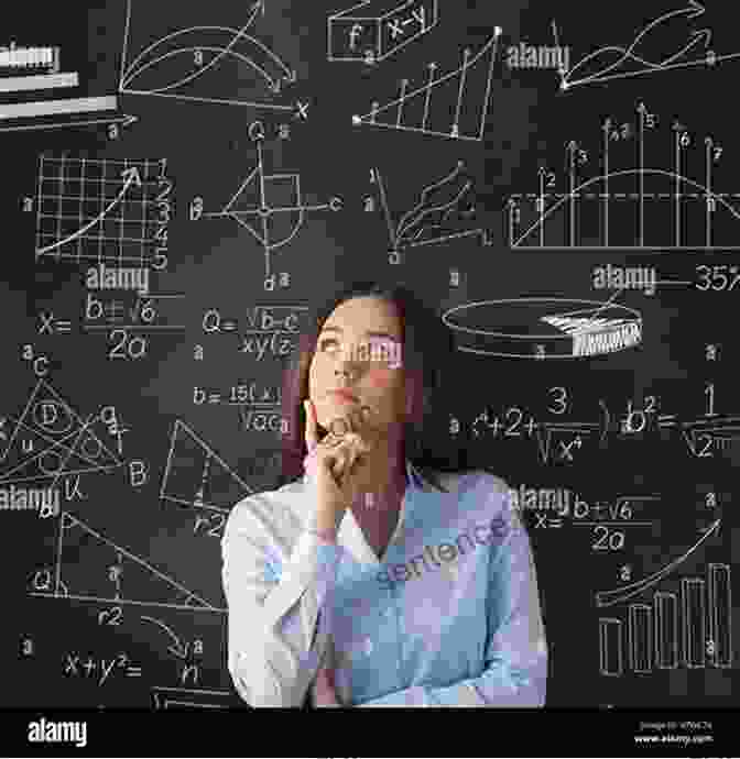 Elara, Now A Young Woman, Is Shown Working Intently On A Complex Mathematical Equation Written On A Chalkboard. The Girl With A Mind For Math: The Story Of Raye Montague (Amazing Scientists 3)