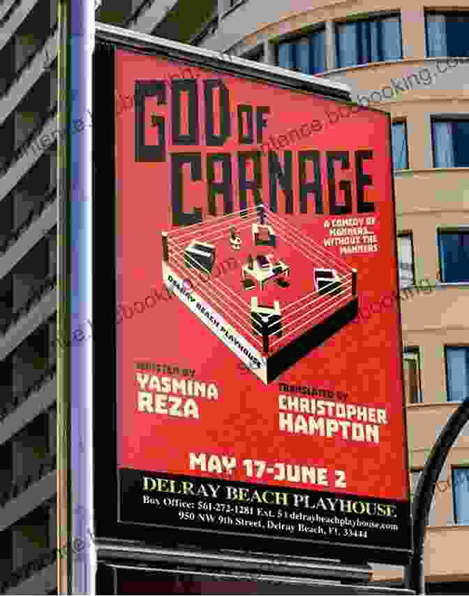 God Of Carnage Poster Red (Oberon Modern Plays) John Logan