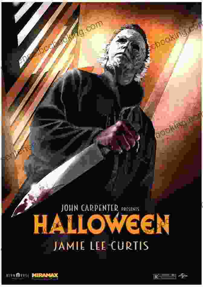 Halloween Movie Poster Featuring Michael Myers Holding A Knife The Films Of John Carpenter