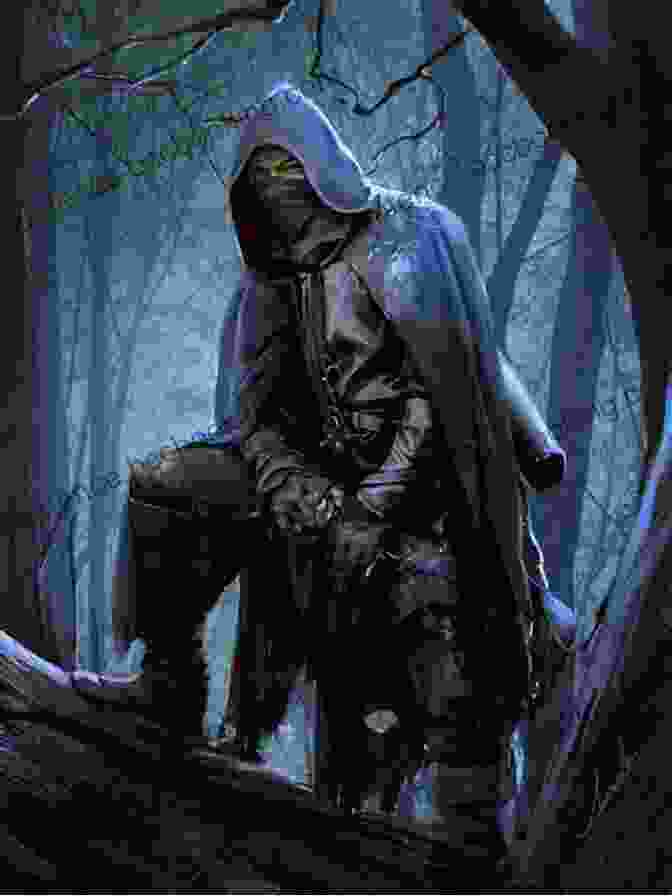 Hero In Darkness: The Hunter Legacy 13 Book Cover Featuring A Cloaked Figure Wielding A Sword In A Dark Forest Hero In Darkness (The Hunter Legacy 13)