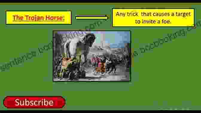 Idiom: 'The Trojan Horse' Learning English Idioms With Greek Mythology Drawings VOL2