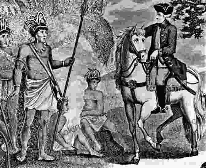 John Lawson Conversing With Native Americans, As Depicted In An Illustration From 'New Voyage To Carolina' A New Voyage To Carolina