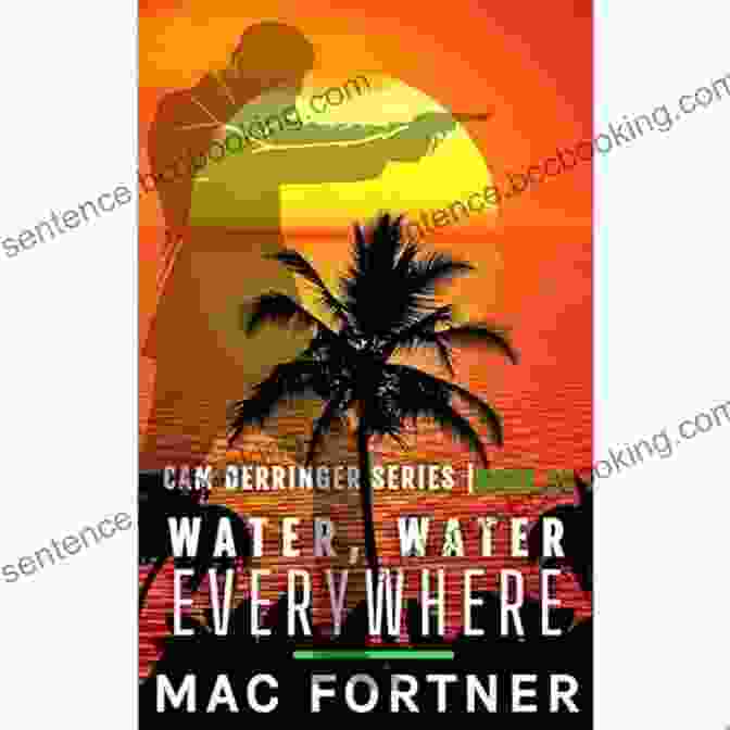 Knee Deep: Cam Derringer Novel Tropical Adventure Book Cover Featuring A Vibrant Tropical Setting With Lush Greenery, Crystal Clear Waters, And A Glimpse Of Cam Derringer. Knee Deep: A Cam Derringer Novel (Tropical Adventure 1)