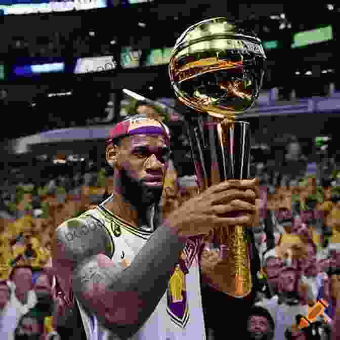 LeBron James Celebrating A Championship Victory, Symbolizing His Unwavering Commitment To Winning And Relentless Pursuit Of Excellence. LeBron James: Basketball Superstar (Superstar Athletes)
