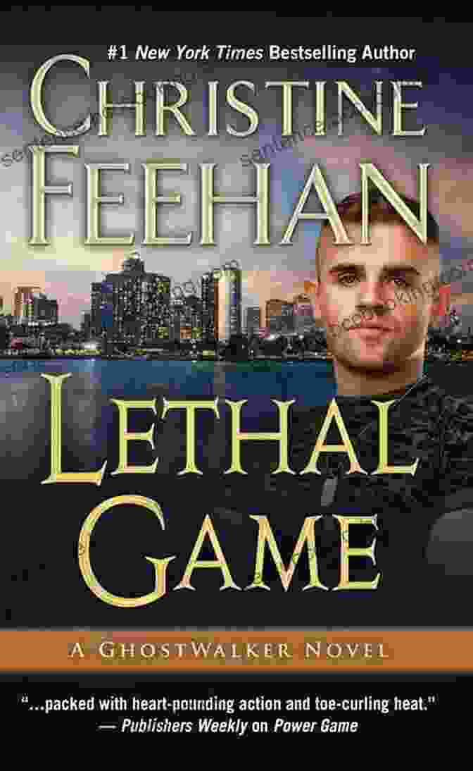 Lethal Game Book Cover Featuring A Man Holding A Gun In A Dark Room Lethal Game (A Jonathan Grave Thriller 14)