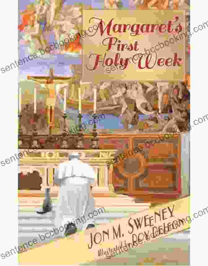 Margaret: First Holy Week Book Cover Featuring A Young Girl In A White Dress And Veil Margaret S First Holy Week Jon M Sweeney