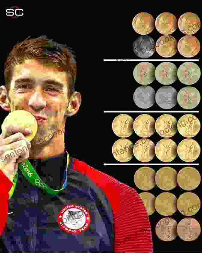 Michael Phelps Standing On The Olympic Podium With Multiple Gold Medals Breathless Michael Phelps