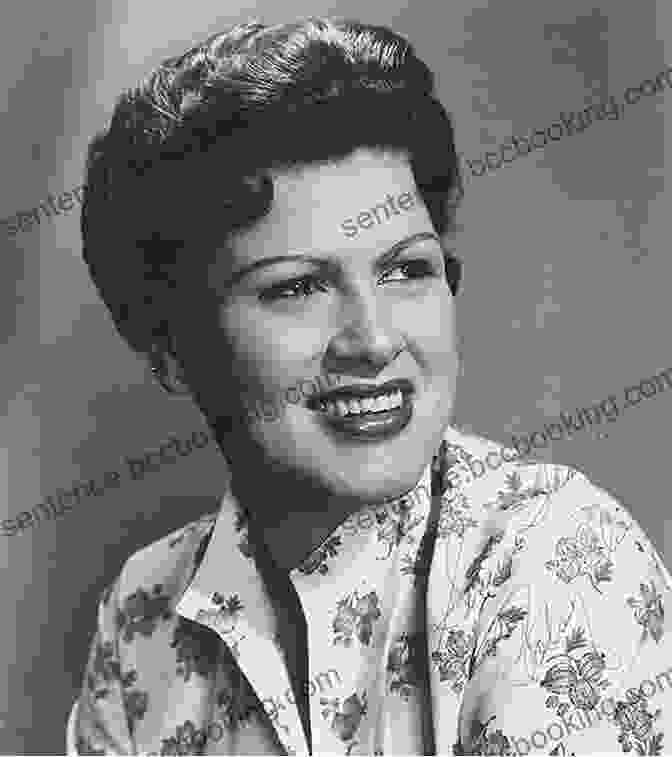 My Friendship With Patsy Cline Book Cover: A Vintage Style Portrait Of Patsy Cline, Sitting With A Guitar, Smiling Warmly Me Patsy Kickin Up Dust: My Friendship With Patsy Cline