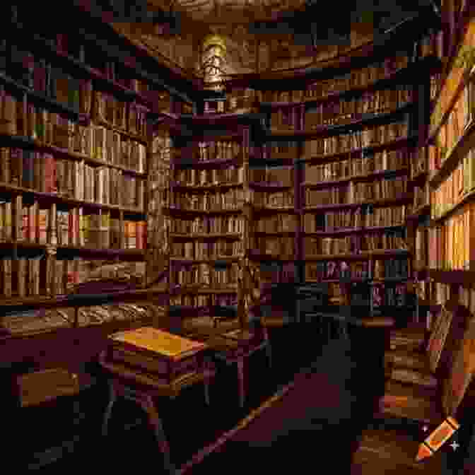 Professor Emily Carter Examining Ancient Scrolls In A Dimly Lit Library. The Secret Of The Hidden Scrolls: The Final Scroll 9