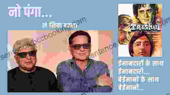 Salim Javed With Shashi Kapoor On The Set Of 'Trishul' Written By Salim Javed: The Story Of Hindi Cinema S Greatest Screenwriters