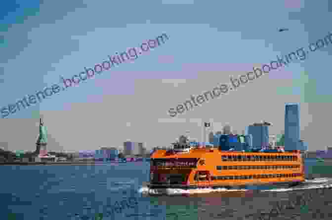 Scenic View Of The Staten Island Ferry Approaching Manhattan With The Statue Of Liberty In The Background. Nueva York: The Complete Guide To Latino Life In The Five Boroughs