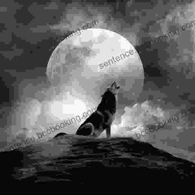 Season Of The Wolf Book Cover A Lone Wolf Howling Under The Moonlight In A Desolate Landscape Season Of The Wolf (The Lunar Free State 6)