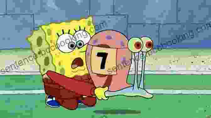 SpongeBob And Friends Crossing The Finish Line In The Great Snail Race The Great Snail Race (SpongeBob SquarePants)