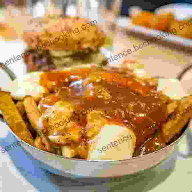 Spread Of Traditional Quebec City Dishes Including Poutine And Maple Syrup Quebec City Guide: English French Chinese (Waterfront Cities 10)