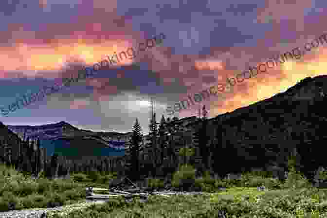 Stunning Sunset Over The Bob Marshall Wilderness Heroes Of The Bob Marshall Wilderness