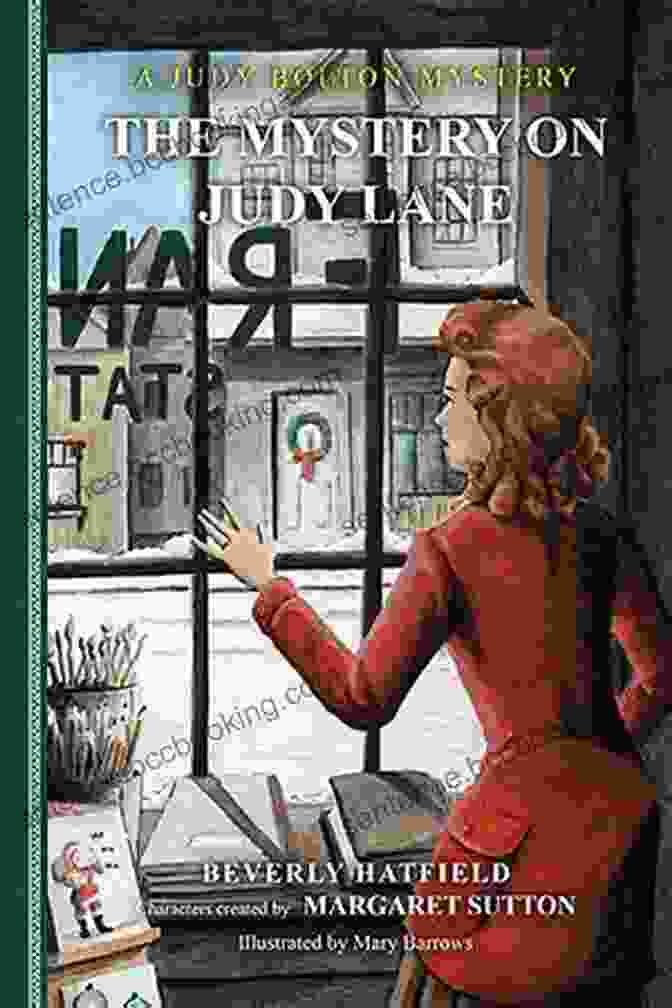 The Iconic Cover Of 'The Mystery On Judy Lane' Featuring The Intrepid Young Detective, Judy Bolton, Facing An Enigmatic Figure In The Shadows. The Mystery On Judy Lane (Judy Bolton Mystery Books)