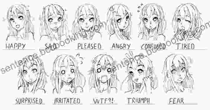 Variety Of Facial Expressions For Manga Girls EXCELLENT MANGA SKETCHING TECHNIQUES Vol 1 Pretty Girl (HOBBY JAPAN Workbook)