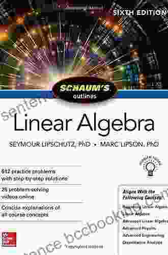 Schaum S Outline Of Linear Algebra Sixth Edition (Schaum S Outlines)